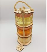 Drevený stojan - agátový, kvetový a pastovaný medík