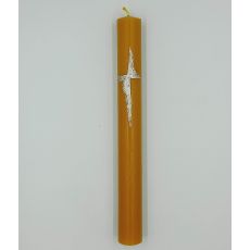 Hromničná sviečka liata s maľovaným krížom