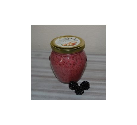 Pastovaný med s černicami 240 g
